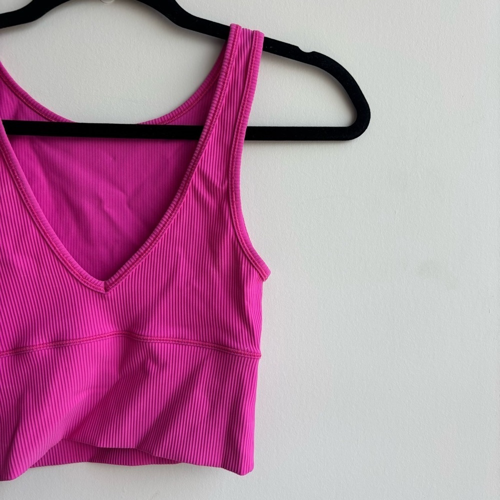 Lululemon Power Pivot Tank‎ Top Ribbed, Size 4 - Picture 6 of 6